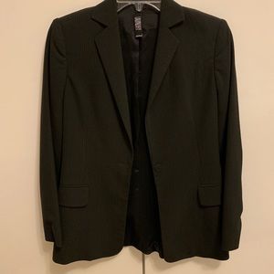 Stripped laundry blazer